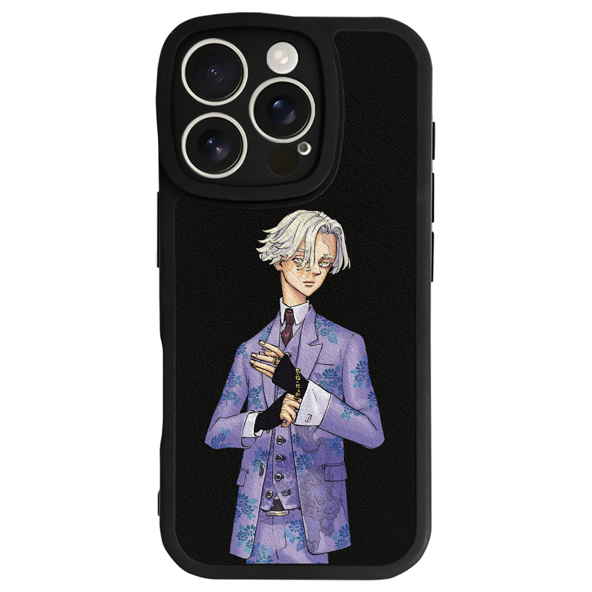 （画像用） 東京リベンジャーズ Tokyo Revengers 【iPhone 16シリーズ対応】シリコンスマホケース（レザー調） 材質：シリコン